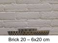 Brick 20 6x20 cm - Wandfliesen, Ziegeloptik