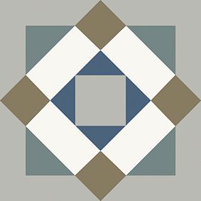kompas Nara 20x20 cm - Fliesen, Zementfliesenoptik