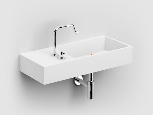 Waschtisch, 75 x 32 cm, Armatur links - WASH ME 75