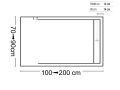 180 cm - Regenrinne mit Harzgitter - GUTTER COVER