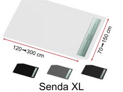 Duschwanne extra flach, glatt - SENDA