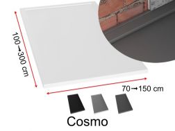 Dachrinnen-Duschwanne mit diskreter Evakuierung - COSMO
