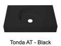Runde Waschtischplatte 120 x 50 cm, h�ngend oder stehend - TONDA � 38