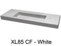 Doppelwaschbecken, 100 x 46 cm, hngend oder einbauend - XL 85