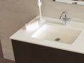 Double wash basin top, 130 x 46 cm, suspended or recessed - REGULAR 50 DOUBLE