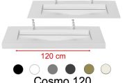Doppelwaschtischplatte, 190 x 46 cm, Waschbecken Waschbecken - COSMO 120