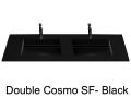 Doppelwaschtischplatte, 120 x 50 cm, Waschbecken Waschbecken - COSMO 50 Double