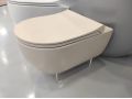 Matts Beige - Toilettenschssel, an der Wand aufgehngt, fr WC