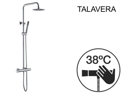 Dusch-/Badewannensule, thermostatisch - TALAVERA CHROME