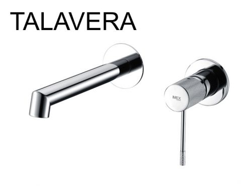 Einbau-Wandarmatur, Einhebel, Lnge 194 mm - TALAVERA CHROME