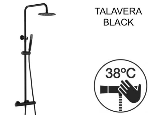 Duschs�ule, thermostatisch - TALAVERA BLACK