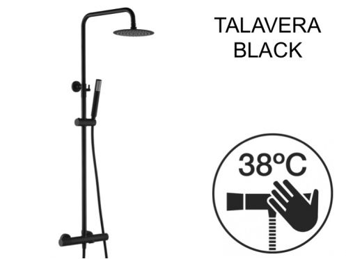 Dusch-/Badewannensule, thermostatisch - TALAVERA BLACK
