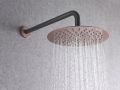 Eingebaute Dusche, Mixer, runde Regenh�lle � 25 cm - TALAVERA ANTHRACITE / OLD ROSE 