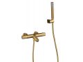 Badewanne-Mischbatterie mit Dusche, Thermostat - TALAVERA BRUSHED GOLD 