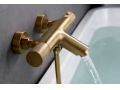 Badewanne-Mischbatterie mit Dusche, Thermostat - TALAVERA BRUSHED GOLD 