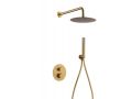 Einbau-Dusch-, Thermostat- und Regenduschkopf  25 cm - TALAVERA BRUSHED GOLD 