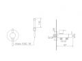 Wasserhahn Dusche WC, Mischer - MAJORQUE CHROME