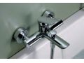 Badewanne-Mischbatterie mit Dusche, Thermostat - PATERNA CHROME
