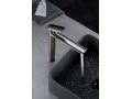 Design-Waschtischarmatur, Mischer, Hhe 159 und 267 mm - PATERNA nickel bross
