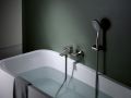 Badewanne-Mischbatterie mit Dusche, Thermostat - PATERNA NICKEL BROSS