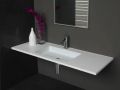 Designer-Waschtisch 120 x 50 cm aus Mineralharz Solid-Surface - STIL 45