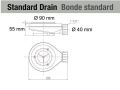 Duschwanne Corian, extra flaches design - RINNE CORIAN