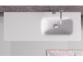 Postgeformte Waschtischplatte, 50 x 120 cm, aus Corian  - FORMADO 50