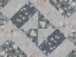 Terrazzo Decor 3 20x20 cm -  Bodenfliesen, traditionelle Muster