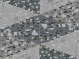 Terrazzo Decor 1 - 20x20 cm -  Bodenfliesen, traditionelle Muster