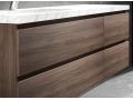 Zwei Schubladen, eine davon symmetrisch, Hhe 48 cm, Waschtischunterschrank - KYRYA L42