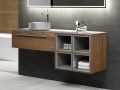 Dreitrig, Hhe 64 cm, Waschtischunterschrank - KYRYA L21