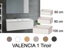 Waschtischunterschrank __plus__ Waschbecken __plus__ Spiegel - VALENCIA 1T