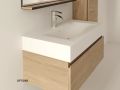 Waschtischunterschrank __plus__ Waschbecken __plus__ Spiegel - VALENCIA 1T
