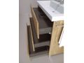 Mbelset 3 Schubladen __plus__ Doppelwaschbecken __plus__ Spiegel - BARCELONE 2V
