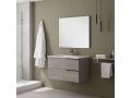 Waschtischunterschrank __plus__ Waschbecken __plus__ Spiegel - BREST
