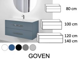 Waschtischunterschrank __plus__ Waschbecken __plus__ Spiegel - GOVEN 2T