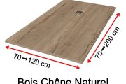 Duschwanne, Holznachbildung - Eiche natur