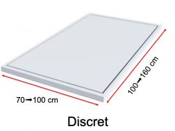 Duschwanne, schlichtes Design - DISCRET SLATE