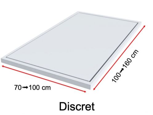 Duschwanne, diskrete Entwsserung - DISCRET SLATE