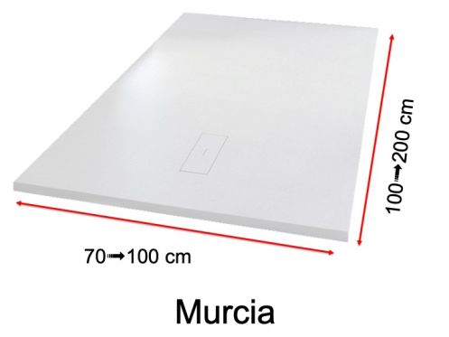 Duschwanne, diskrete Entwsserung - MURCIA