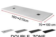 Duschwanne mit doppelter Evakuierung - DOUBLE ZONE