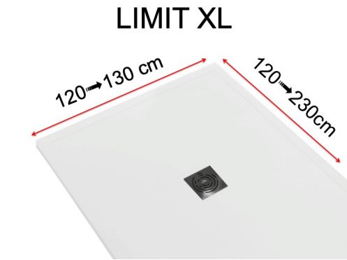 Duschwanne, mit Rand - LIMIT XL