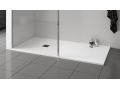 Duschwanne mit Rand, extra flaches Harz - LIMIT XL