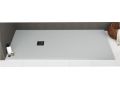 Duschwanne mit Rand, extra flaches Harz - LIMIT XL