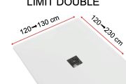 Duschwanne mit doppelter Evakuierung - LIMIT DOUBLE
