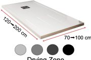 Duschwanne, mit Lufttrocknung - DRYING ZONE