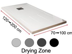 Duschwanne, mit Lufttrocknung - DRYING ZONE