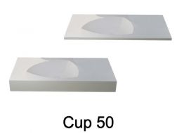 Design-Waschbecken,  aus Mineralharz mit fester Oberfläche - CUP 50