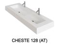 Design-Waschbecken,  aus Mineralharz mit fester Oberflche - CHESTE 128