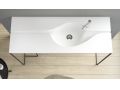 Design-Waschbecken,  aus Mineralharz mit fester Oberflche - MUNDI